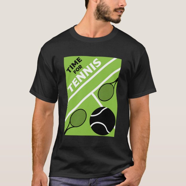 Tennisspieler T - Shirt (Vorderseite)