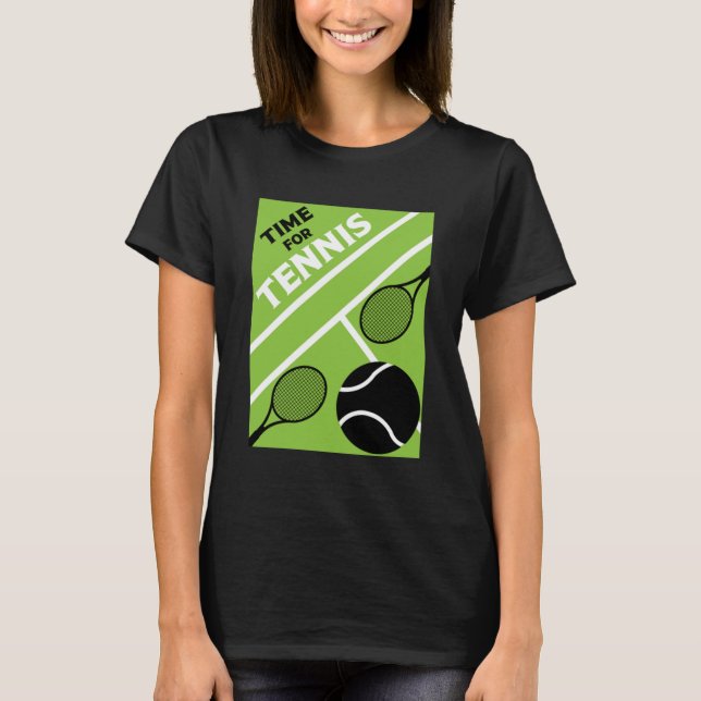 Tennisspieler T - Shirt (Vorderseite)