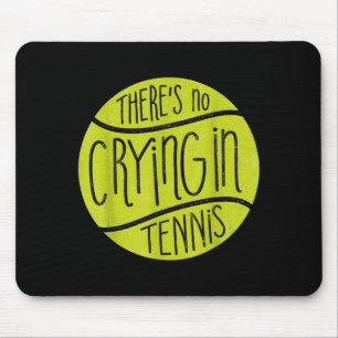 Tennisspieler weint Tennisball lustiges Sportgesch Mousepad