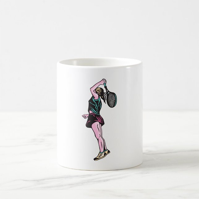 Tennisspielerin Kaffeetasse (Von Creator hochgeladen)