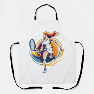 Tennisspielerin Schürze