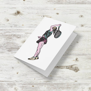 Tennisspielerkarte Karte