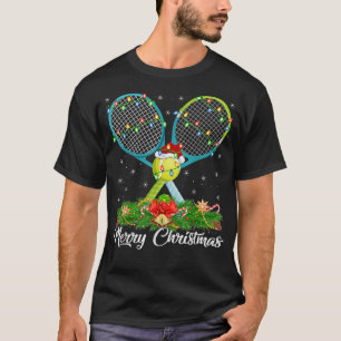 Tennissport Lover Matratzen Weihnachtsmannmütze Te T-Shirt