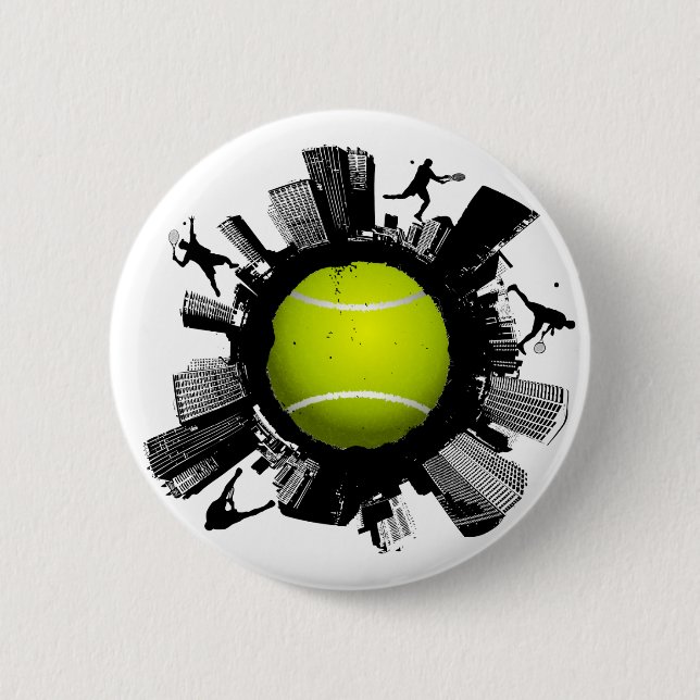 Tennisstadt Button (Vorderseite)