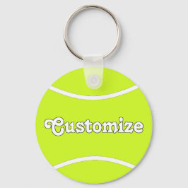 Tennisteam oder Spielername Personalisiert Schlüsselanhänger