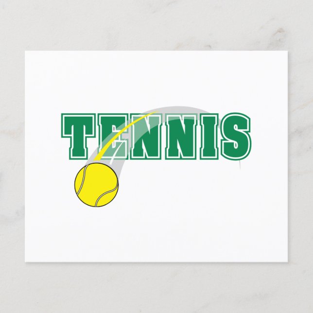 Tennistextgrafie (Vorderseite)