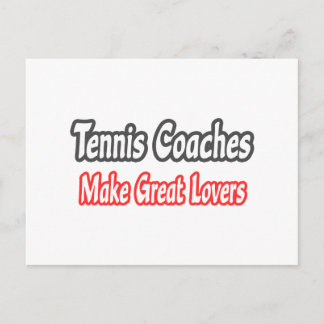Tennistrainer...Große Liebhaber Postkarte
