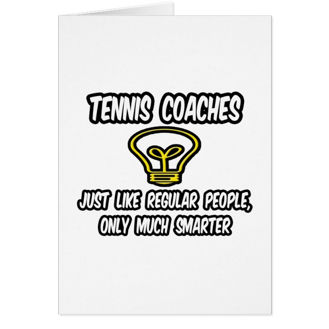 Tennistrainer... Regelmäßige Leute, nur klüger (Vorne)