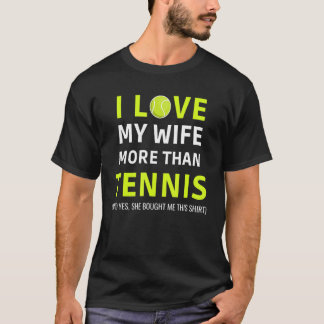 Tennistrainer Tennis Tennis spielen Spaß T-Shirt