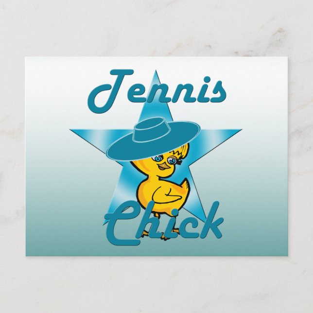 Tennisturnier #7 postkarte (Vorderseite)