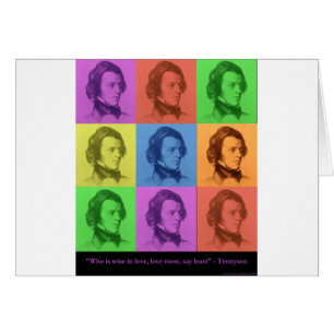 Tennyson "Liebe is Long" Pop Art Gaben & T-Shirts
