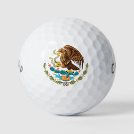 Tenochtitlan mexikanische Coat of Arms Golf Balls Golfball