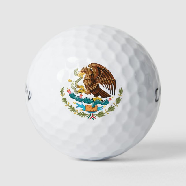 Tenochtitlan mexikanische Coat of Arms Golf Balls Golfball (Vorderseite)
