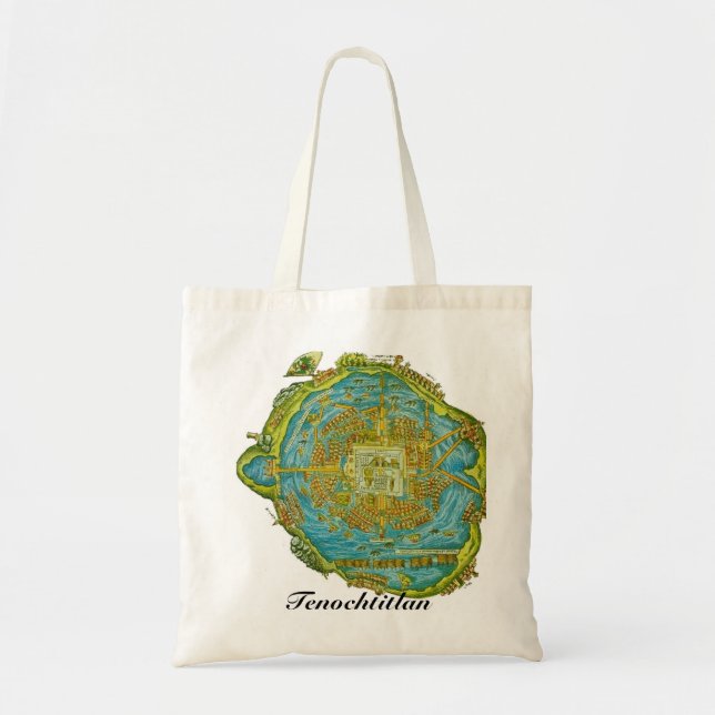 Tenochtitlan Tote Bag Tragetasche (Vorne)