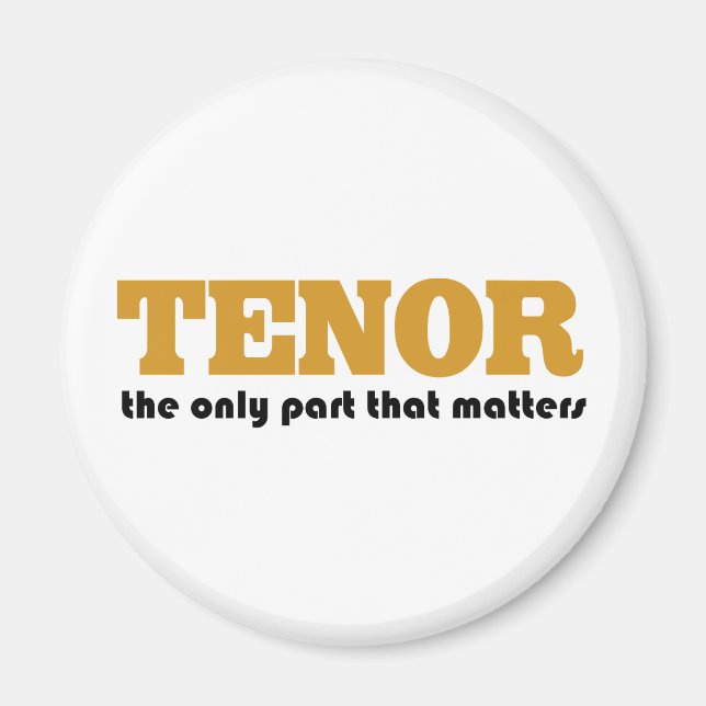Tenor Attitude Magnet (Vorne)