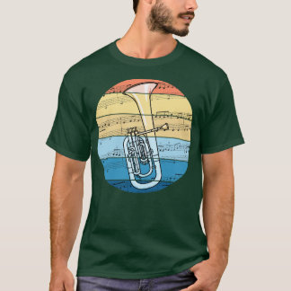 Tenor Horn Music Notation Hornist Brass Musiker T-Shirt