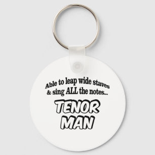 Tenor Man - Musiksuperheld Schlüsselanhänger