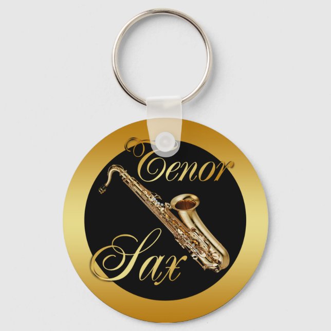 TENOR SAX SCHLÜSSELANHÄNGER (Vorderseite)