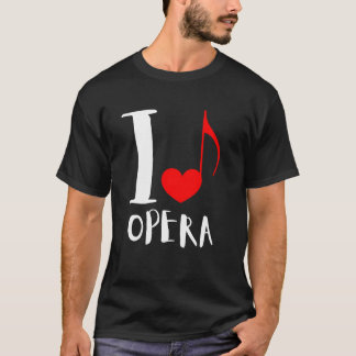 Tenorsänger Chor Vokalistheater Student Oper T-Shirt