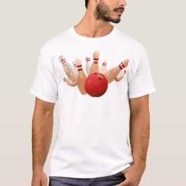 Tenpin Bowling Strike. T-Shirt