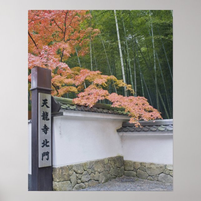 Tenryuji Temple North Gate Poster (Vorne)