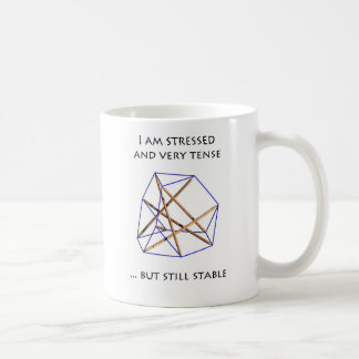 Tensegrity Mug -, spannt I am stressed and Kaffeetasse