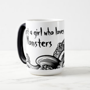 Tentacle Monster Book Tok Anpassen von Text oder N Verwandlungstasse