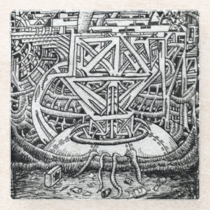 Tentacle Tank von Brian Benson Glasuntersetzer