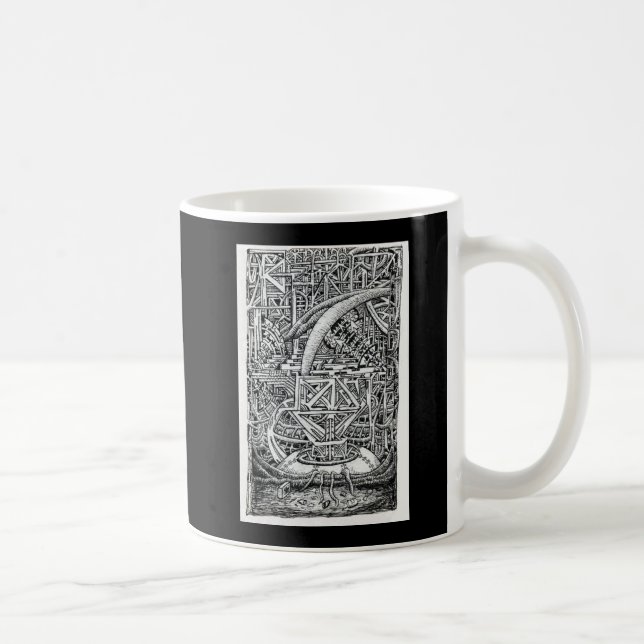 Tentacle Tank von Brian Benson Kaffeetasse (Rechts)