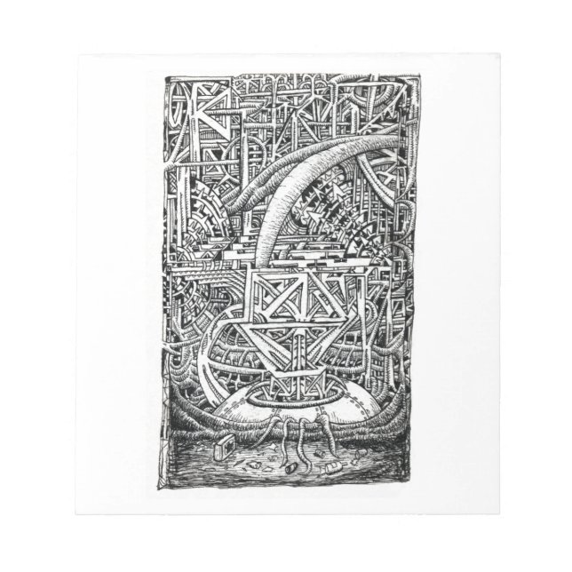 Tentacle Tank von Brian Benson Notizblock (Vorderseite)