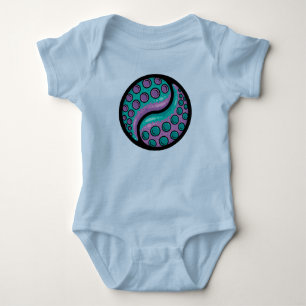 Tentacle Yin Yang Baby Strampler