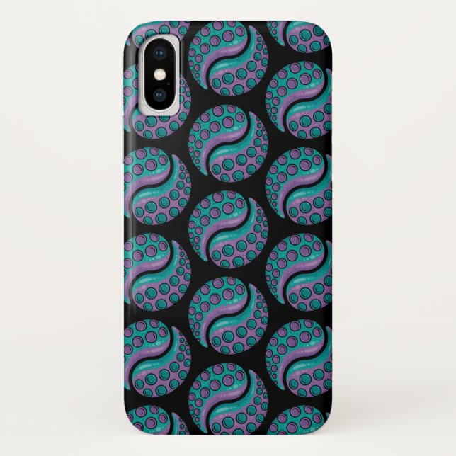 Tentacle Yin Yang Case-Mate iPhone Hülle (Rückseite)