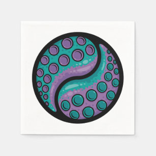 Tentacle Yin Yang Serviette