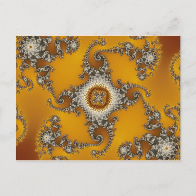 Tentacles Fractal Postkarte (Vorderseite)