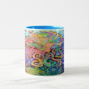 Tentacles Mug à café à deux tons