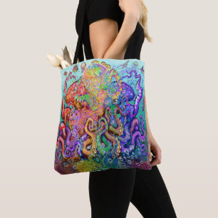 Tentacles Tote Bag Tasche