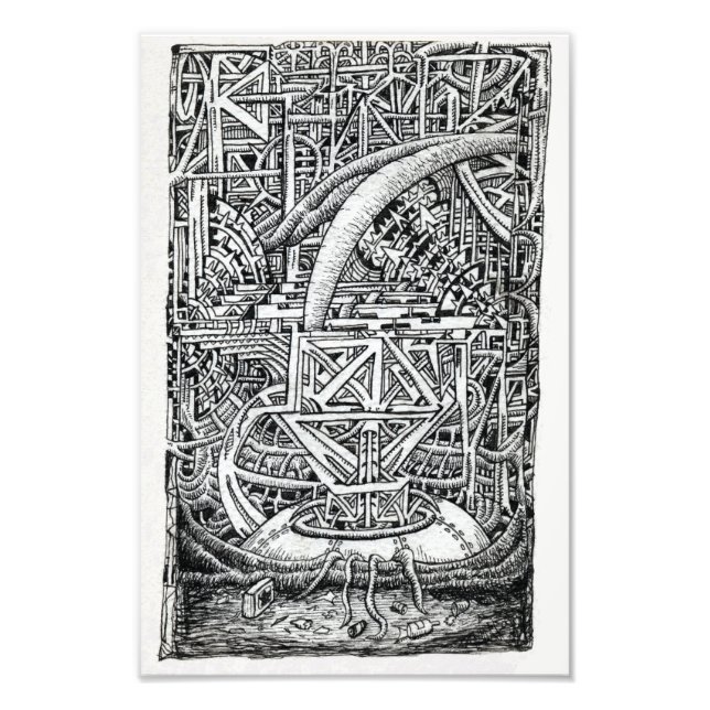 Tentakel Fotodruck (Vorne)