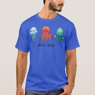 Tentakel Freunde Freund T-Shirt
