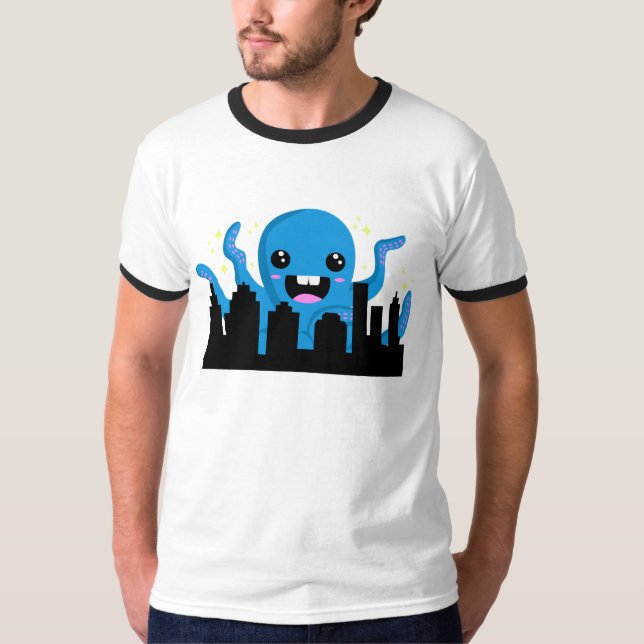Tentakel-Stadt T-Shirt (Vorderseite)