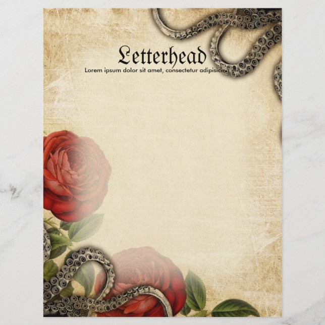 Tentakel und Rose (Vorderseite)