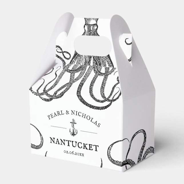 Tentakeln der Liebe | Octopus Themed Beach Gevor B Geschenkschachtel (Vorderseite)