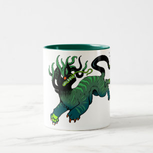 tentatiger Tasse nach innen gefärbt