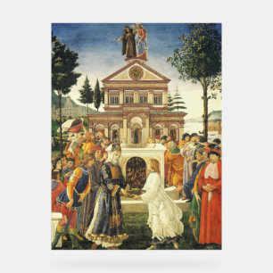 Tentations du Christ de Sandro Botticelli