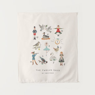 Tenture 12 Jours de Noël