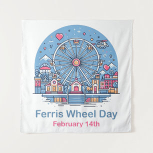 Tenture 14 février Journée de la grande roue