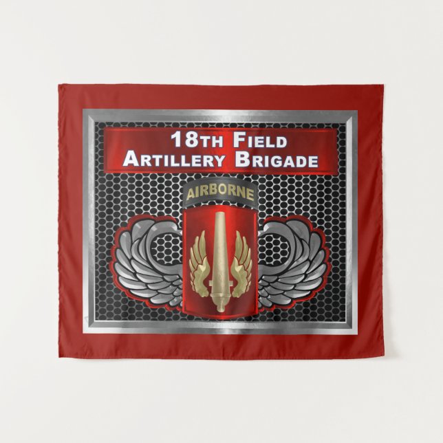 Tenture 18e brigade d'artillerie de campagne (AÉROPORTÉE) (Devant (Horizontal))