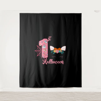 Tenture 1er anniversaire Halloween Halloween automne