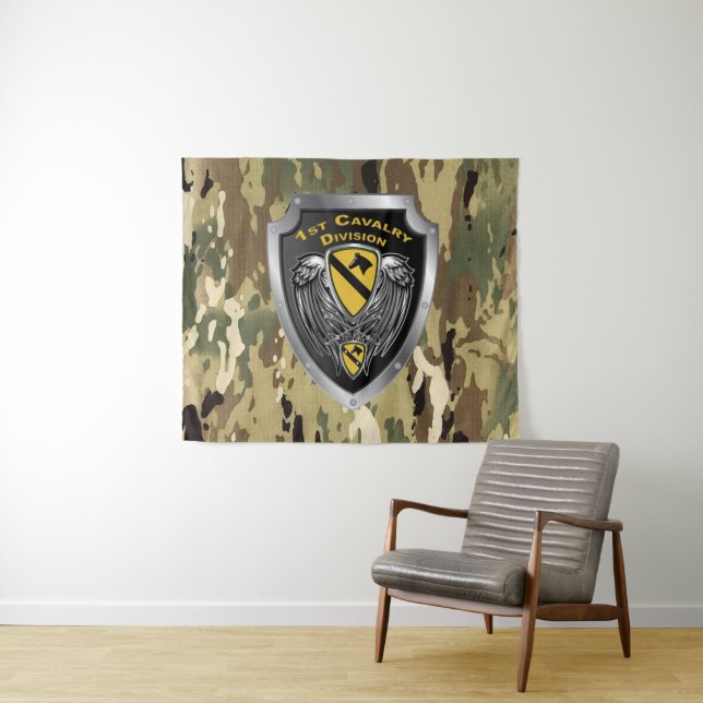 Tenture 1re division de cavalerie (En situation (horizontale))