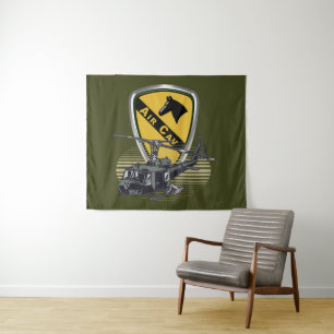 Tenture 1re division de cavalerie Air Cav Vietnam