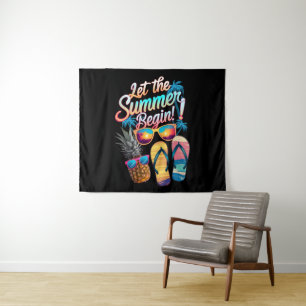 Tenture 2025 Laissez l'été commencer 2025 Vacances d'été